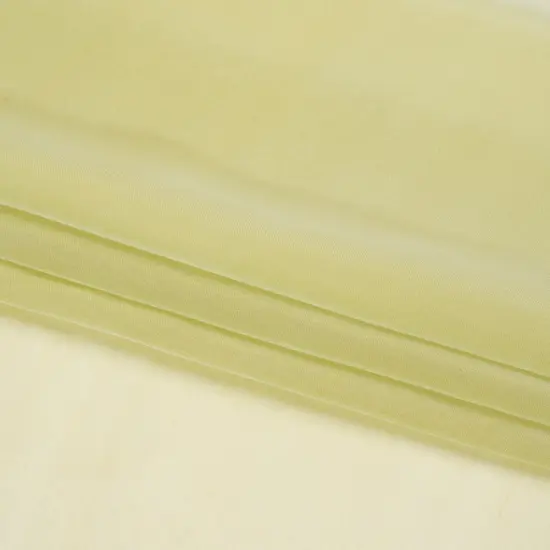 1 Yard Key Lime and White Iridescent Chiffon-Like Silk Voile 54" Wide Sheer, Lightweight 100% Silk {4}