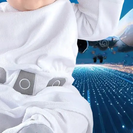 Infant Princess Leia Costume, White Star Wars Baby Outfit {3}