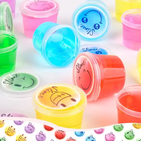 120 Pack for Kids Clear Crystal Bulk Slime Kit {4}