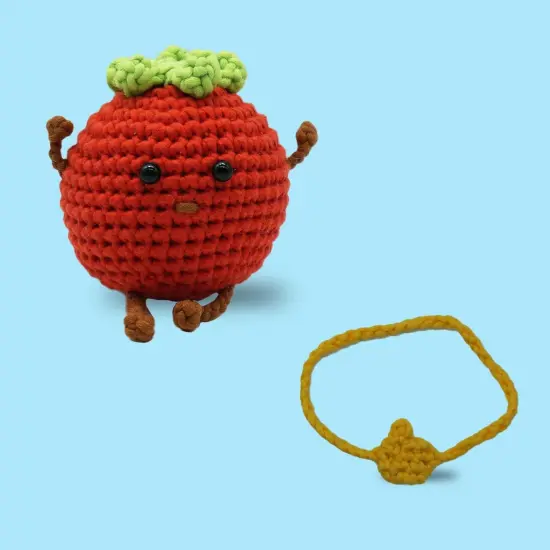 Crochet Kit for Beginners - Cute Tomato {2}