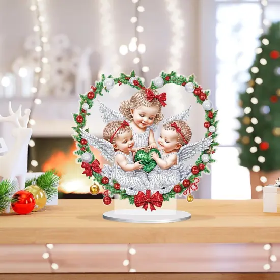 5D Diamond Art Painting Ornament Kits Christmas Angel {4}