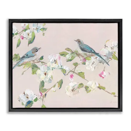 Stupell Industries Spring Apple Blossoms & Birds Floating Frame By Sally Swatland {7}