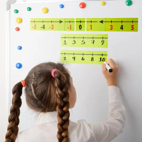 37 Piece Magnetic Number Line Set for Whiteboard {2}