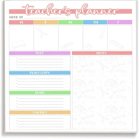 Teacher Appreciation Notepads - 40 Sheets {1}
