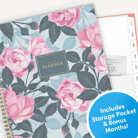 2025-2026 Academic Year Planner Calendar - 8.5" x 11" (Roosevelt Pink) {3}
