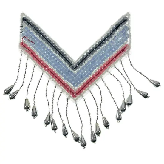 Medium Rio Rancho Chevron Epaulet Sequin Appliquet {2}