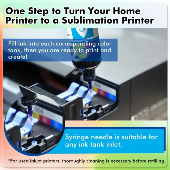 Koala Sublimation Bundle - 110 Sheets 8.5x11 Paper + Ink for Epson {2}