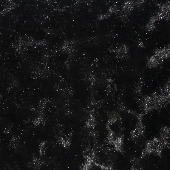 1 Yard Minky Rosebud Fabric Black 58/60" Width Rose Swirl Embossed {1}