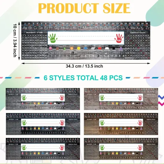 48 Pcs Desk Name Tags Classroom {2}
