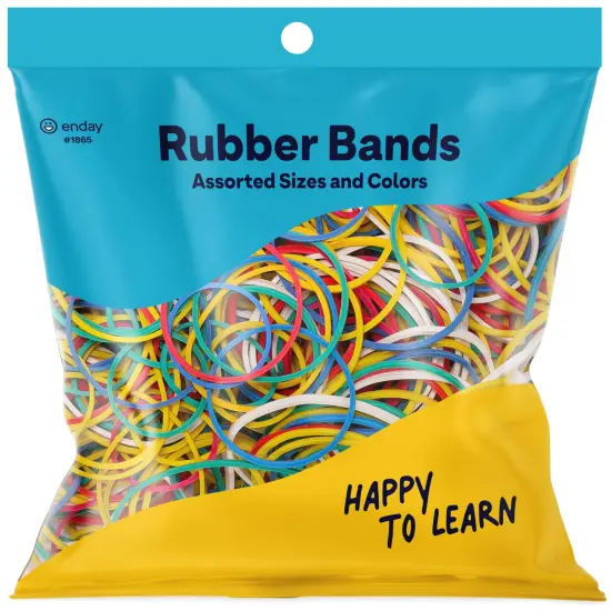 Rubber Bands Assorted Sizes Rubber Bands Bulk, Stretchable Elastic Bands, Rubber Bands for School, Home, or Office Beige {2}