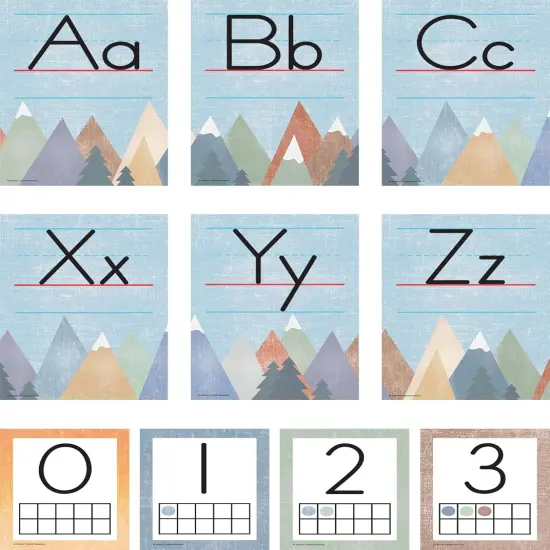 Teacher Created Resources Moving Mountains Alphabet Bulletin Board {1}