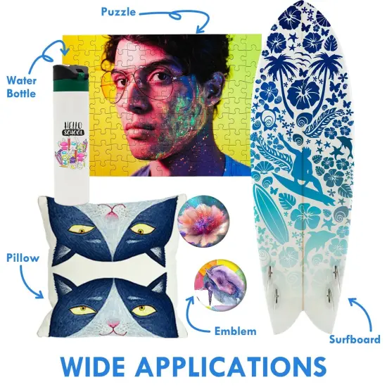 Koala Sublimation Combo Kit - 170 Sheets 8.5x11 Paper + Ink for Epson {6}