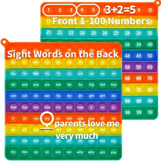 Sight Word A-Z Alphabet 1-100 Numbers Toy {1}