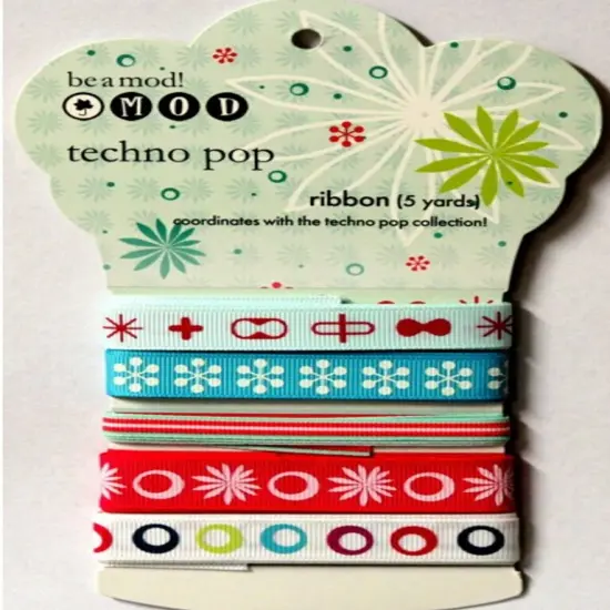 Autumn Leaves Techno Pop Mod Ribbon Pack {1}