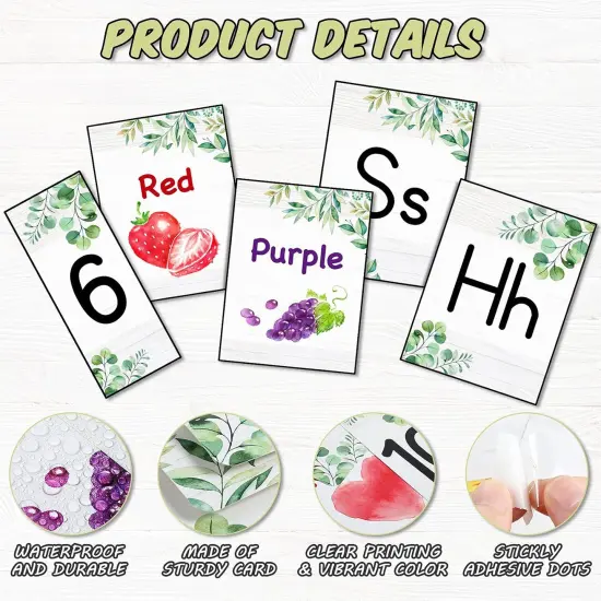 56 Pieces Alphabet and Number Bulletin Board Set {3}