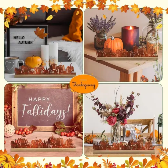 Thanksgiving Pumpkin Table Centerpieces {4}