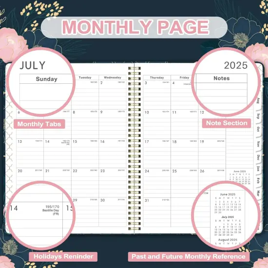 Academic Planner 2025-2026 - 9" x 11" - Hardcover {3}