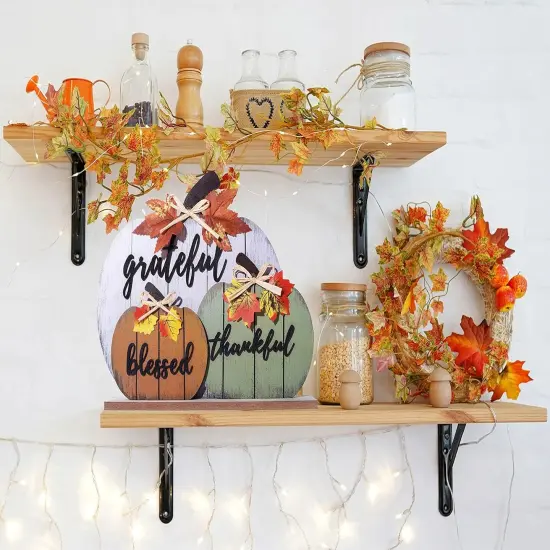 Pumpkin Tabletop Signs - Fall Decorations {2}