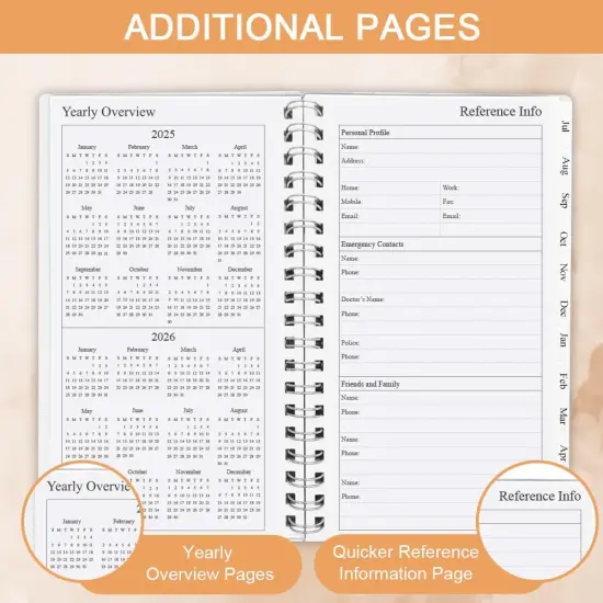 Pocket Planner 2025-2026 - 3.75 x 6.75 Inches - Twig {4}