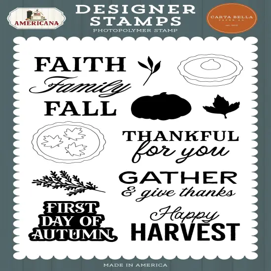 Americana Stamp Set-Faith Family Fall {1}