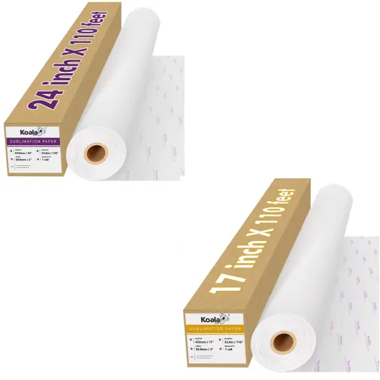 Koala Sublimation Paper Roll - Fast Dry Heat Transfer for Inkjet {2}