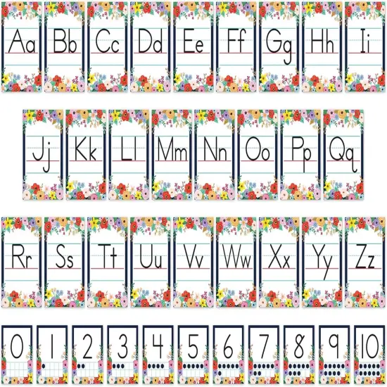 Teacher Created Resources Wildflowers Alphabet Bulletin Board {2}