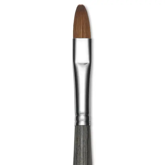 Da Vinci Colineo Synthetic Kolinsky Sable Brush - Filbert, Size 8, Long Handle {1}