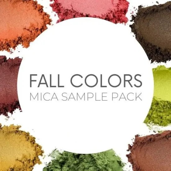 * Fall Colors Mica Sample Pack - 8 Autumn Colors {3}