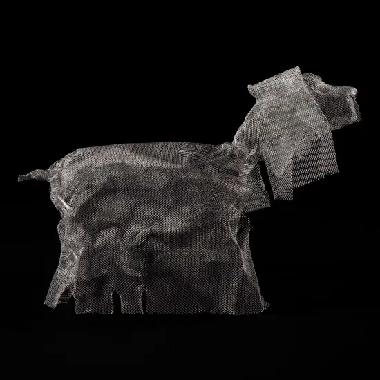 Creative Mark Rough 6-8 mm Aluminum Wire Mesh Roll 19.68" x 9.84 ft, Woven Metal Mesh Screen for Sculptures, Sturdy & Pliable Structure, Ideal for Clay Plaster, Unique 3D Shape Transformations {5}