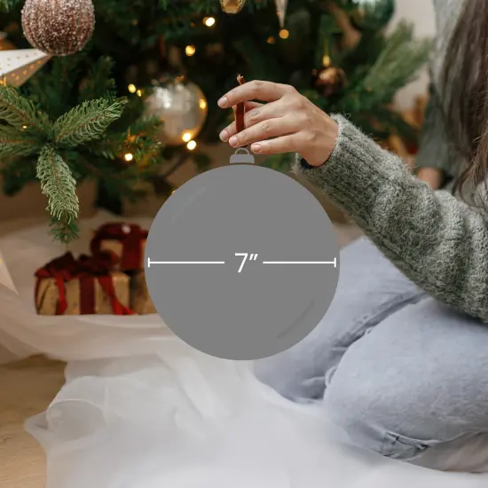 Northlight Copper Gold LED Lighted Cascading Sphere Christmas Ball Ornament 7.5" (190mm) {5}