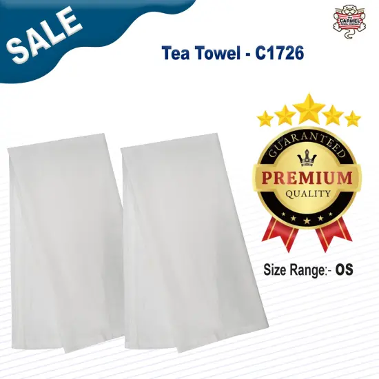 Carmel Towel Company &reg; Tea Towel White {2}