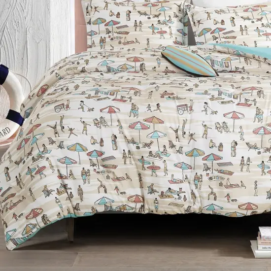 Surf Style Juvenile Comforter Set 6 Sets {4}
