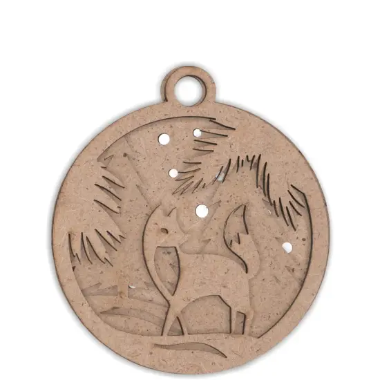 Rosa Talent Winter Story 7 - Set of bases for decoration on fiberboard. 3.54*3.15 inches. 3pcs. {1}