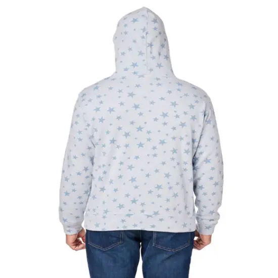 J America&reg; Triblend Pullover Long Sleeve Fleece Hooded Sweatshirt SMOK TRBLN BUFLO {6}