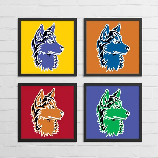 JPPlus Craft Plastic Plastic Craft Sheets for Laser Cutter, & Engraver Use- 4 Pack Purple {3}