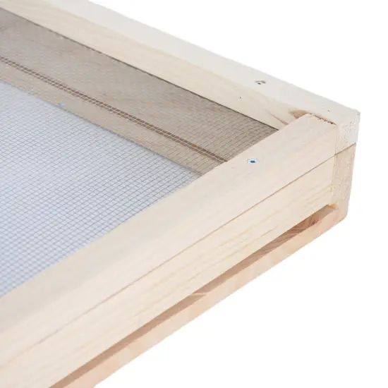Stoney Acres Beekeeping Screen Base, Assembled, for 10 Frame Honeybee Hive Beehive, Amish Made {4}