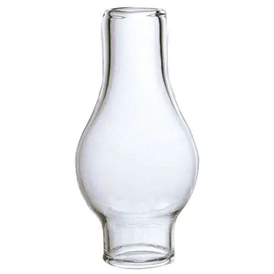 Clear Glass Lamp Chimney, Replacement Hurricane Globe Measures 3/4 Inch Diameter Base x 2 1/2 Inches High for Oil or Kerosene Lanterns {1}