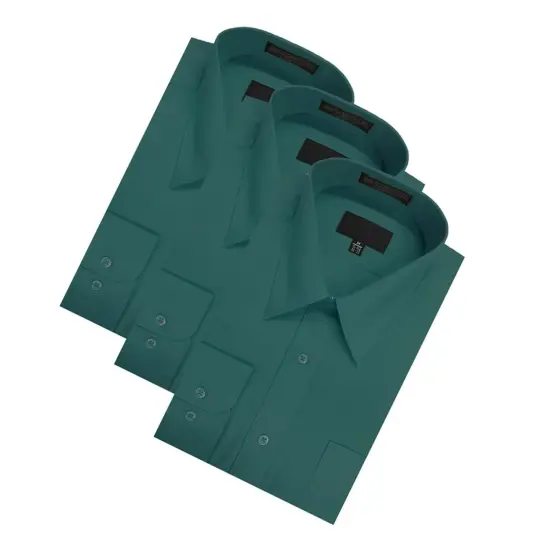 Teal Long Sleeve Polo Shirt {7}