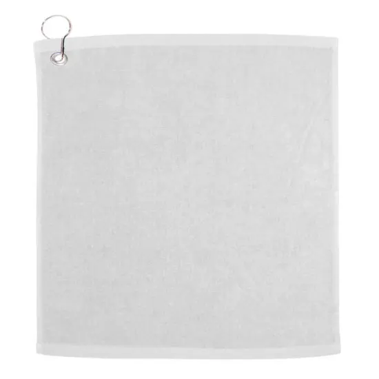 Carmel Towel Company&reg; Large Rally Towel with Grommet and Hook Black {7}
