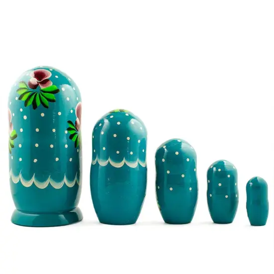 Set of 5 Alla Nesting Dolls7 Inches {3}