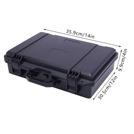 Plastic Suitcase Display Storage Case 15 Slots Watch Storage Box Case Waterproof {3}
