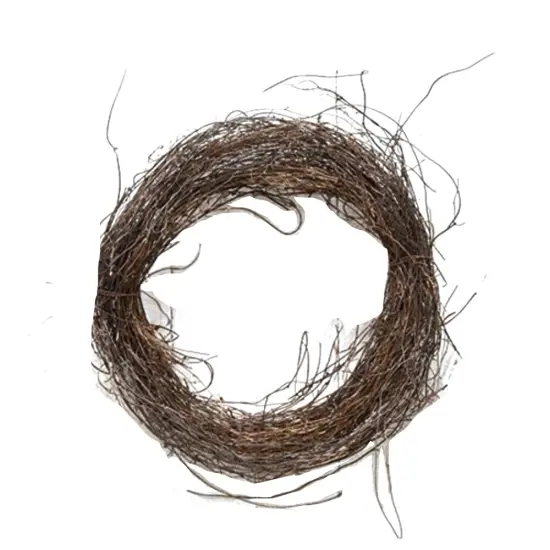 Angel Hair Vine Ring for Customization with Greenery Ribbons and Seasonal Accents {1}