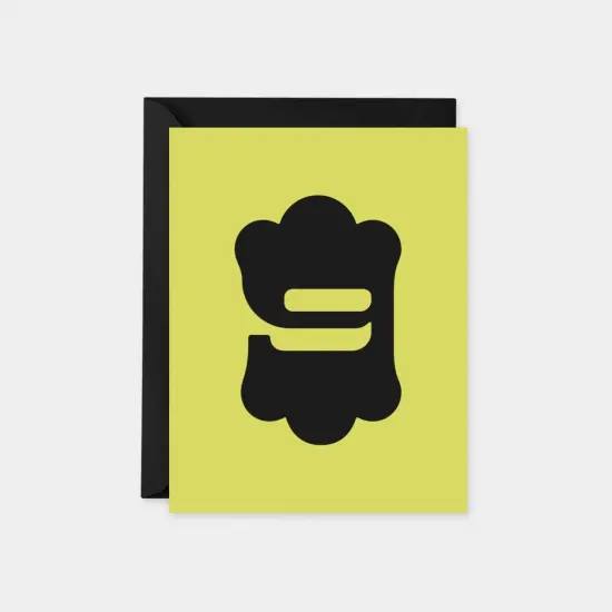 Age 9 Custom Ornate Number Birthday Card {1}