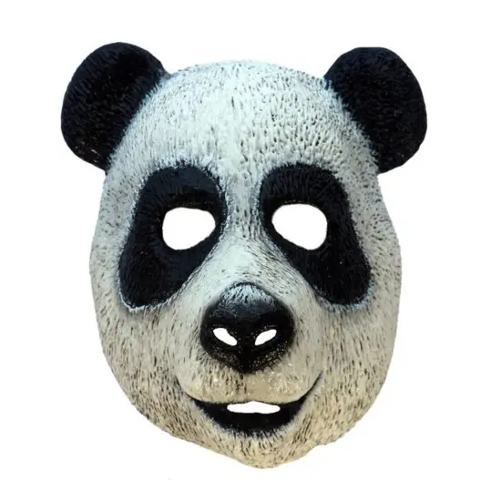 Panda Adult Latex Costume Mask {3}