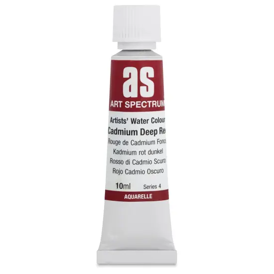 Art Spectrum Artists&rsquo; Watercolor Tube - Cadmium Red Deep, 10 ml {1}