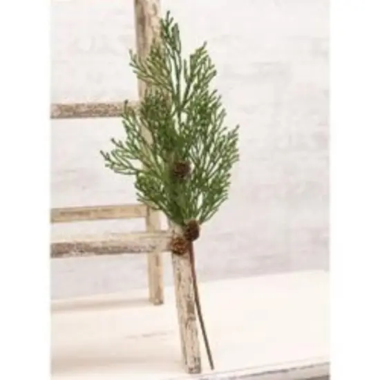 Mossy Cedar Pine Spray 19" {2}