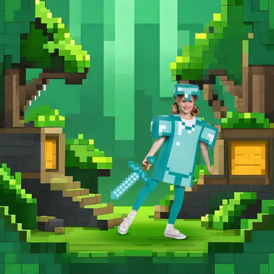 Minecraft 20 inch Plastic Costume Sword for Cosplay or Roleplay {5}