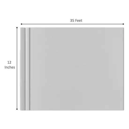 Craft Express 12" x 396" Hot Stamping Foil Roll &ndash; Metallic Finish Red {4}