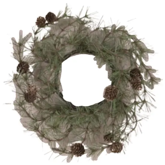 Cypress Pine Candle Ring, 4" {1}