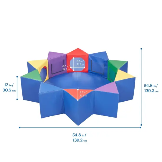 SoftZone Wall of Mirrors, Activity Center Assorted {2}